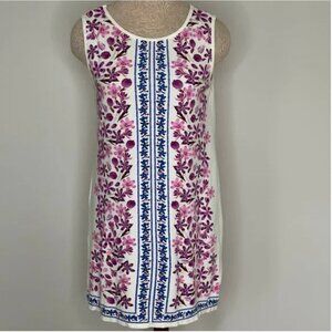 Max Studio Sleeveless Shift Dress Floral Print Size XS